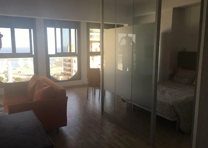 公寓 Vacacional Panoramica Al Mar Centro Cruz 圣克鲁斯-德特内里费